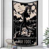 Lofaris Black And White Bohemian Room Decoration Wall Tapestry